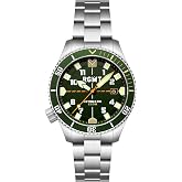 RGMT Men's 43mm Recon Diver Automatic Watch with Solid Stainless Steel Bracelet RG-8075