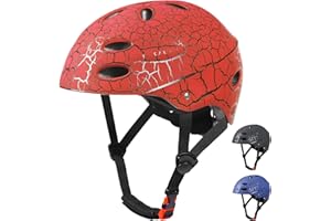 SAMIT Skateboard Helmet Kids, Adjustable Skating Helmet,Breathable ABS Hard Shell Scooter Helmet for Multi-Sport Skateboarding Roller Skate BMX Boys Girls Ages 5-14 Children and Teens