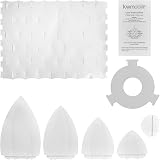 kwmobile Puzzle Lotus Lamp Shade 2-Pack 50cm DIY Pendant or Floor Lamp view 6