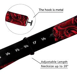 Alizeal Men's Paisley Jacquard Tuxedo Self Bow Tie