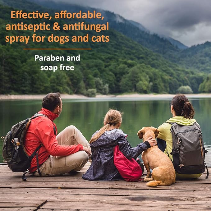 veterinary formula clinical care antiseptic and antifungal spray for dogs and cats