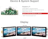 Waveshare 4.3" DSI LCD for Raspberry Pi 4B/3B+/2B/B+ IPS Touchscreen 800x480 view 4