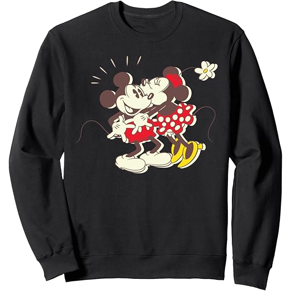 MICKEY Minnie ディズニーヴィンテージアメリカハロウィンスウェット Amazon.com: Disney - Halloween Mickey and Minnie Flying