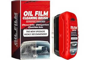 Lysoform Automotive Oil Film Cleaning Brush, Reusable Oil Film Cleaning Brush, One-Piece Automotive Oil Cleaning Brush, Rain and Fog Proof Glass Cleaning Board, 120ml Capacity (1Pc)