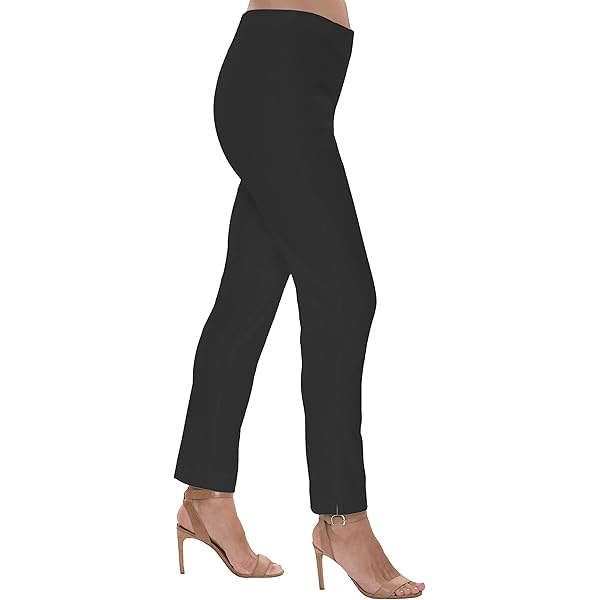 Joseph Ribkoff Women's Classic Tailored Slim Pant, Black, 2