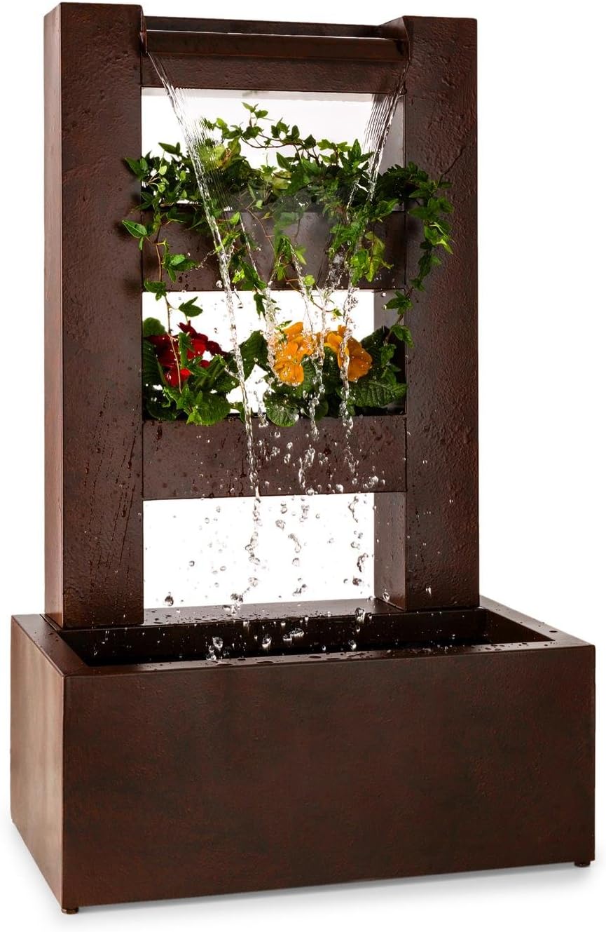 Blumfeldt Fuente Cascada (3 Niveles, macetero para Plantas ...