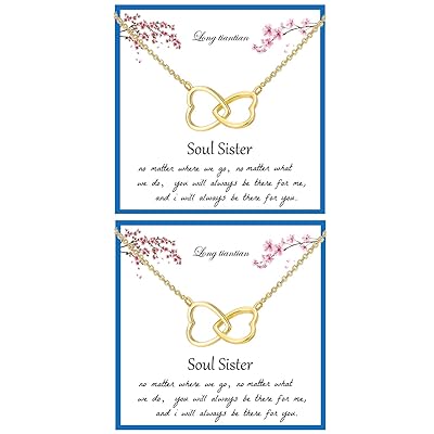 Interlocking Circles Friendship Necklace for Sisters Zambia Ubuy