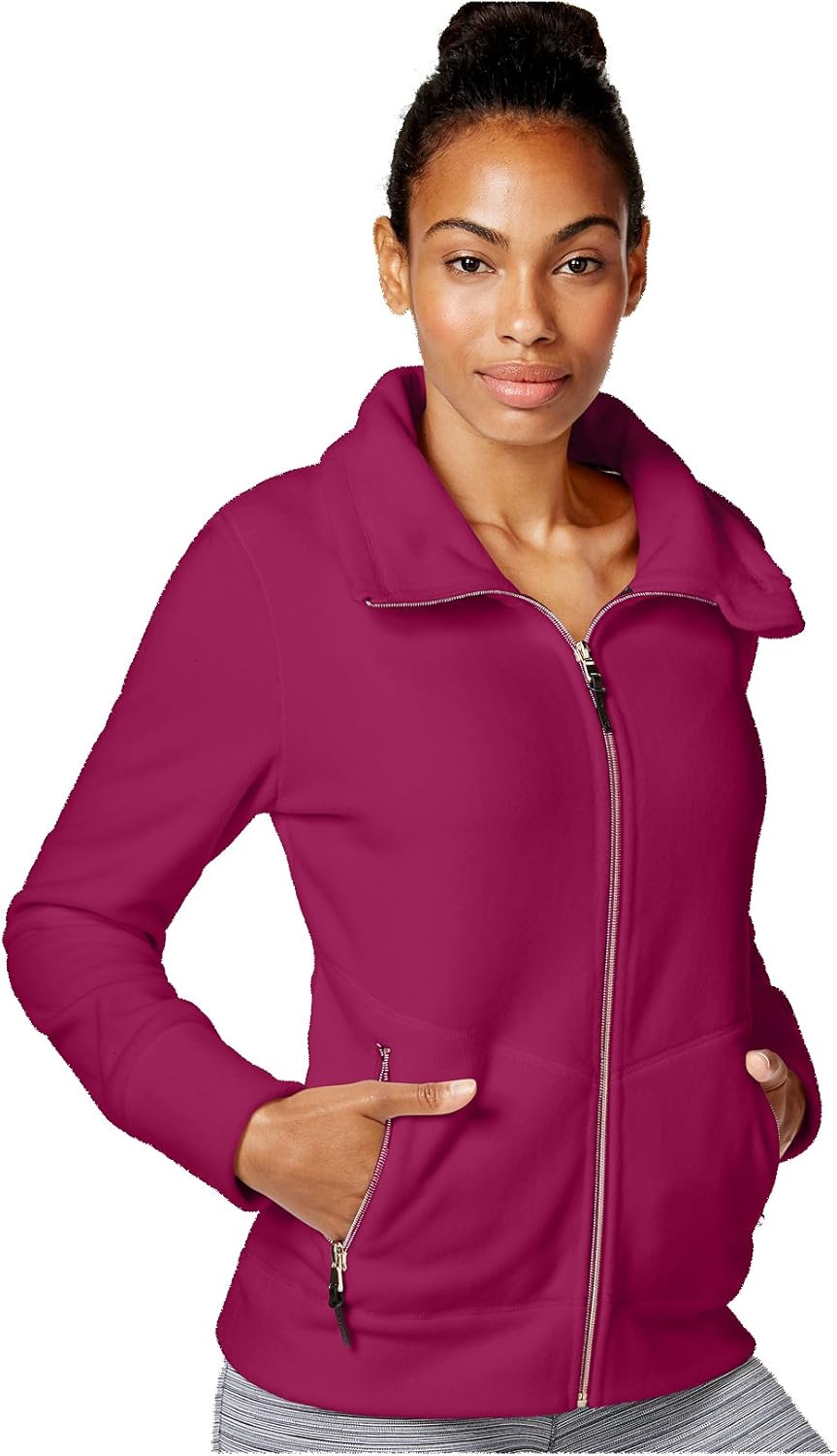 calvin klein pink fleece jacket