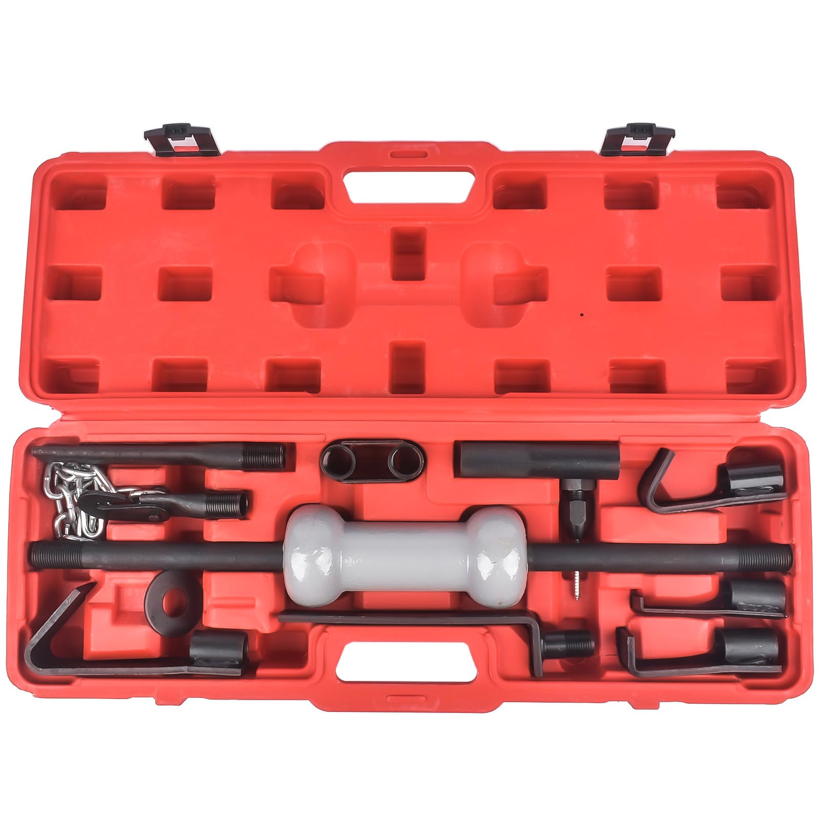 Slide Hammer Dent Puller Kit 10 Lbs Heavy Duty Auto Body Repair Tool With Non Slip Handle And Carrying Case Extension Model Slide Hammer Dent Puller Kit 10 Lbs Heavy Duty Auto Body Repair Tool With Non Slip Handle And Carrying Case Extension Model