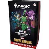 Magic: The Gathering | Marvel Super Heroes Commander Deck - Doom Prevails (100-Card Deck + Accessories)