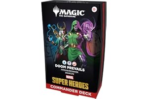 Magic: The Gathering | Marvel Super Heroes Commander Deck - Doom Prevails (100-Card Deck + Accessories)