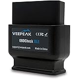 Veepeak OBDCheck BLE OBD2 Bluetooth Scanner Auto OBD II Diagnostic Scan Tool for iOS & Android, Bluetooth 4.0 Car Check Engin