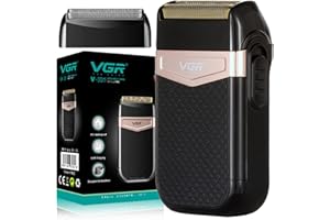 VGR 331 Electric Shaver/Razor for Men, Cordless Double Floating Blade Foil Shaver (50 Minute Runtime) USB-C Rechargeable Mens Razors for Shaving & Bald Head