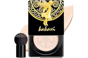 HABOHUSE Kakaxi Mushroom Head Air Cushion Cc Cream, Heykomi Air Cushion Cc Cream, Heykomi Cc Cream, Heykomi New Mushroom Head Air Cushion Cc Cream Foundation (ivory)