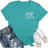 IFQ Nurse Shirts for Women Nurse Day T-Shirt Nursing Stethoscope Heart Tshirt Heartbeat Tee