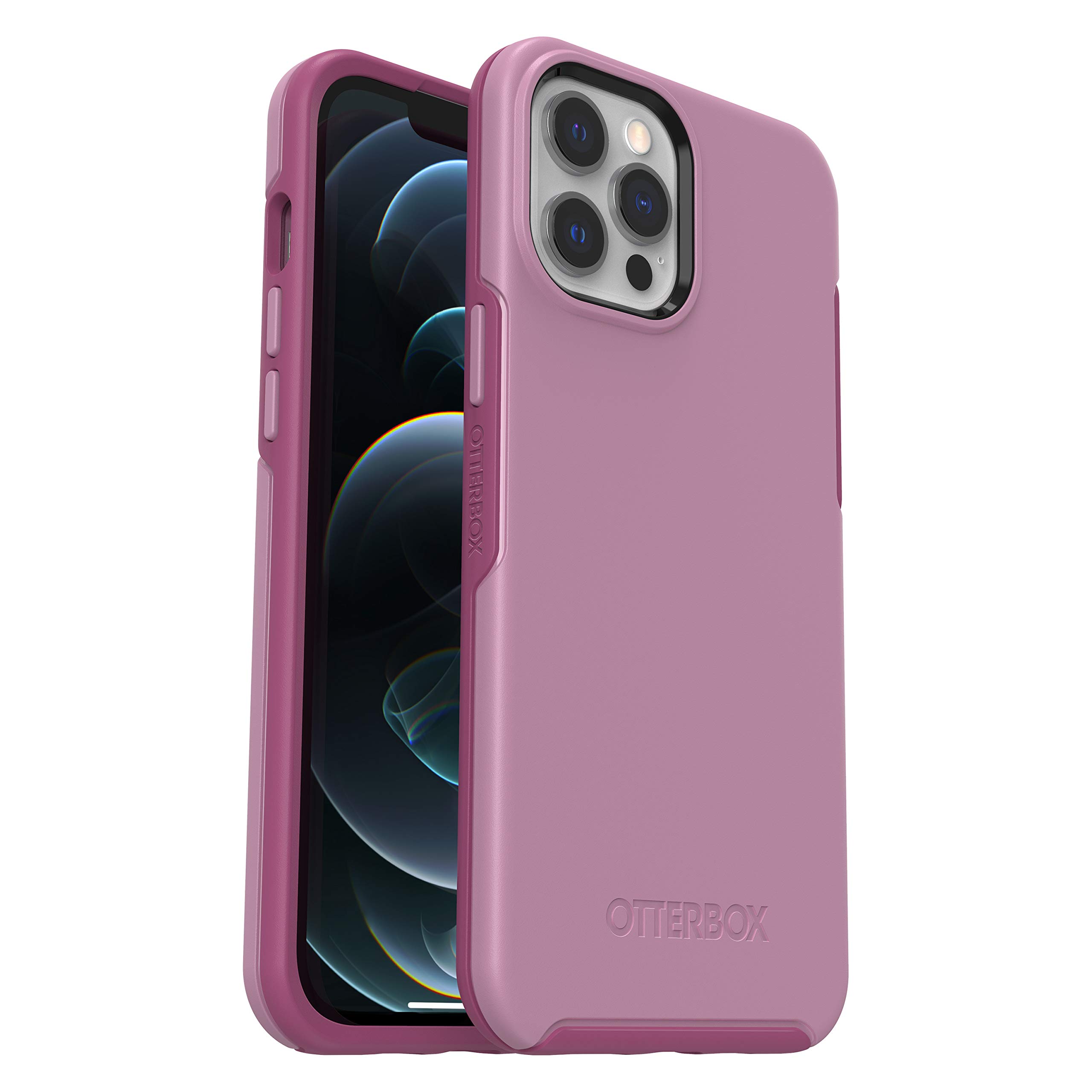 OtterBox Symmetry Case IPhone 12 Pro Max, Shockproof, Drop Proof, Protective Thin Case, 3x Tested To Military Standard, Antimicrobial Protection, Pink