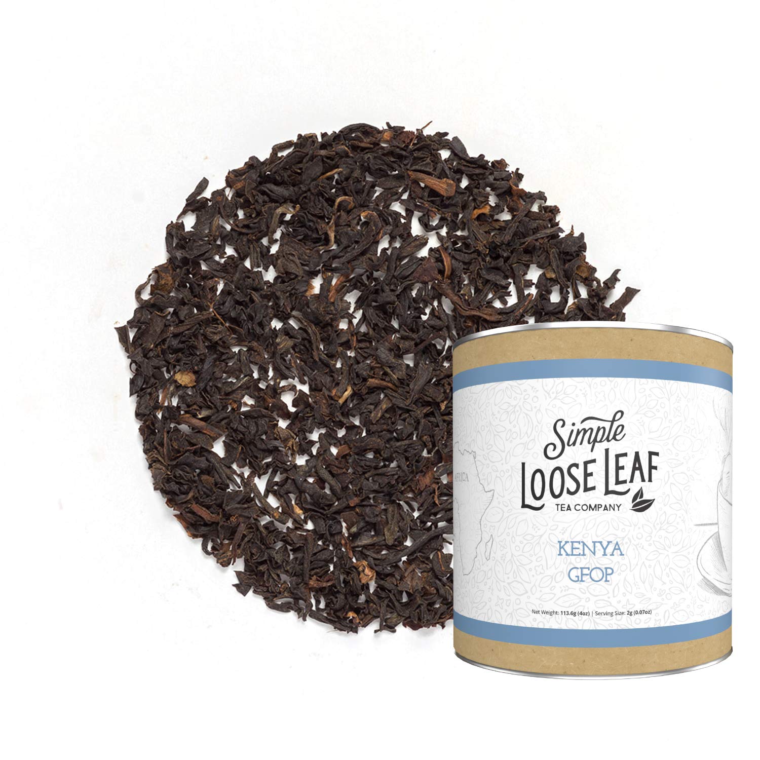 Simple Loose Leaf Kenya GFOP Tea Premium Loose Leaf