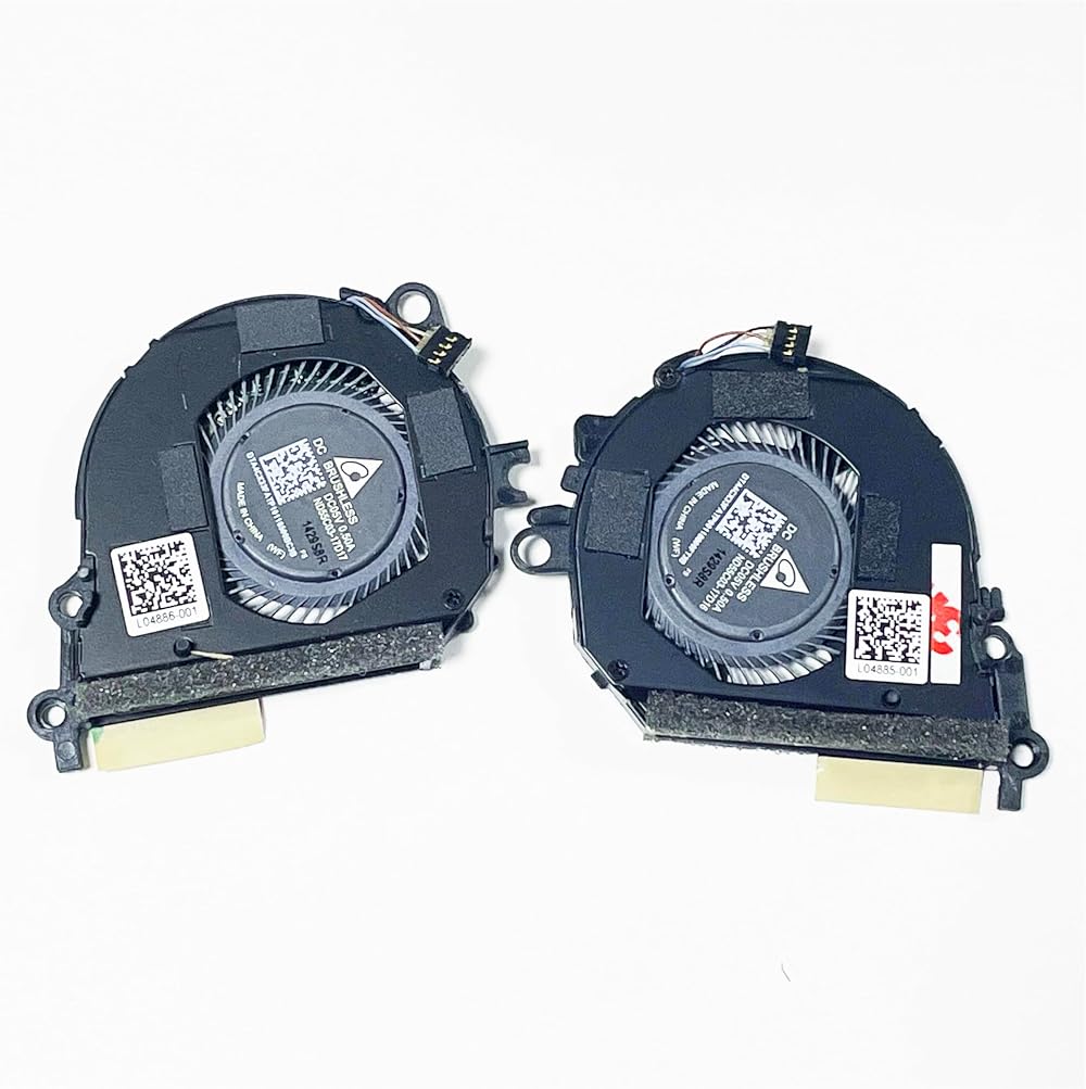 Fleshy Leaf CPU GPU Cooling Fan for HP Spectre X360 13-AE 13T-AE000 TPN-Q199