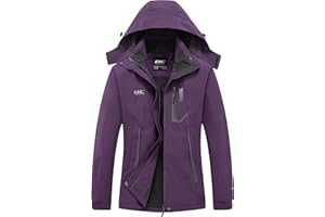 Diamond Candy Women's Waterproof Rain Jacket with Hood Lightweight Outdoors Raincoat