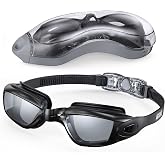 Aegend Swim Goggles, Swimming Goggles No Leaking Full Protect Adult Youth