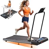 Walking with Incline Pad and Handle Bar, 2.5HP Low Noise Treadmill, 270lbs | Remote Control, 3 in 1 Mini Walking Machine, Walking with Incline Mat for Home, Treadmill with Handle Bar, 270lbs Capacity