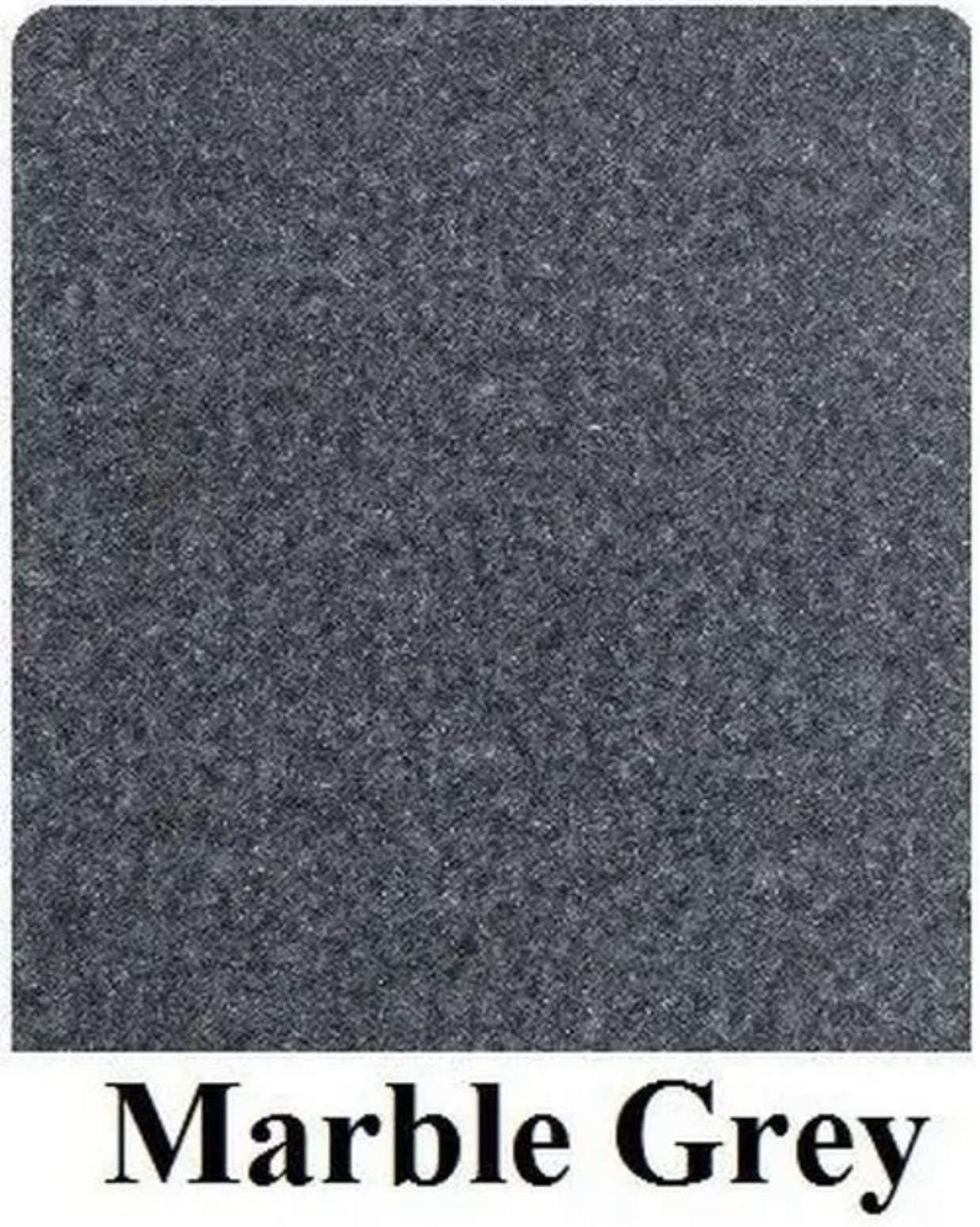 Standard 16 OZ Cut Pile Boat/Marine Carpet - Choose your length, width, and color! Made and shipped in the USA – Quality Guaranteed – Lowest Prices Online (Marble Grey 5810, 6ft W x 16ft L)