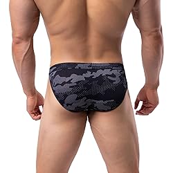 Summer Code Mens Bikini Briefs Low Rise Bulge Pouch