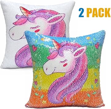 Amazon Com Home Mate Sequins Throw Pillow Shams Decorative