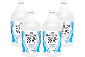 Moro Chemicals Isopropyl Alcohol 99.99 Percent - Rubbing Alcohol 99.99% - USP Grade - 4X4 Liters (4 Gallon) – Isopropyl Rubbi