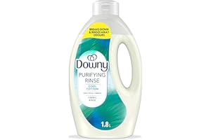 Downy Purifying Rinse Laundry Odour Remover, Cool Cotton Scent, Fabric Softener and Laundry Odour Removal Rinse, Fights Odour