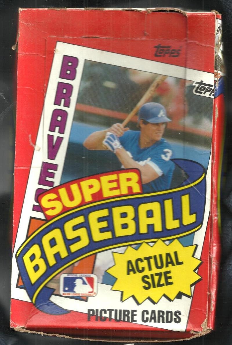 1984 TOPPS 5" x 7" SUPER BASEBALL 30 COUNT WAX