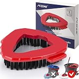 MXZONE Spin Mop Scrub Brush Head for Vileda Turbo 1 Tank Mop - Hard Bristle view 1