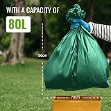 EcoBag 25 Pack Extra Strong Garden Sacks 80L 30 Microns Recyclable view 2