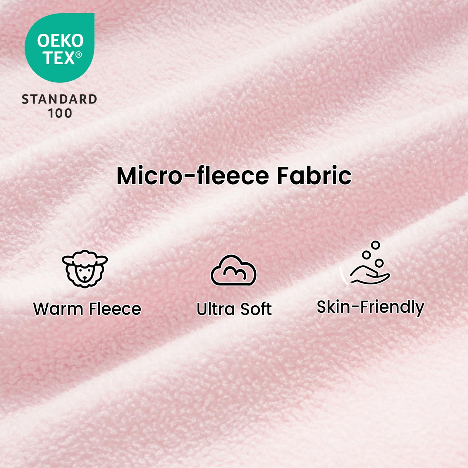 PHF 3 Pack Warm Micro-Fleece Baby Sleep Sack 6-12 Months, Soft Baby Wearable Blanket, 2-Way Zipper Sleeping Bags, Comfy Toddler Sleeping Sack for Girls, Medium Size, Floral