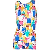Destira Catlandia Unitard for Gilrs, Animal Biketard, Toddler 18-24 Months