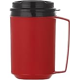 ThermoServ Foam Insulated Mug, 12-Ounce, Red