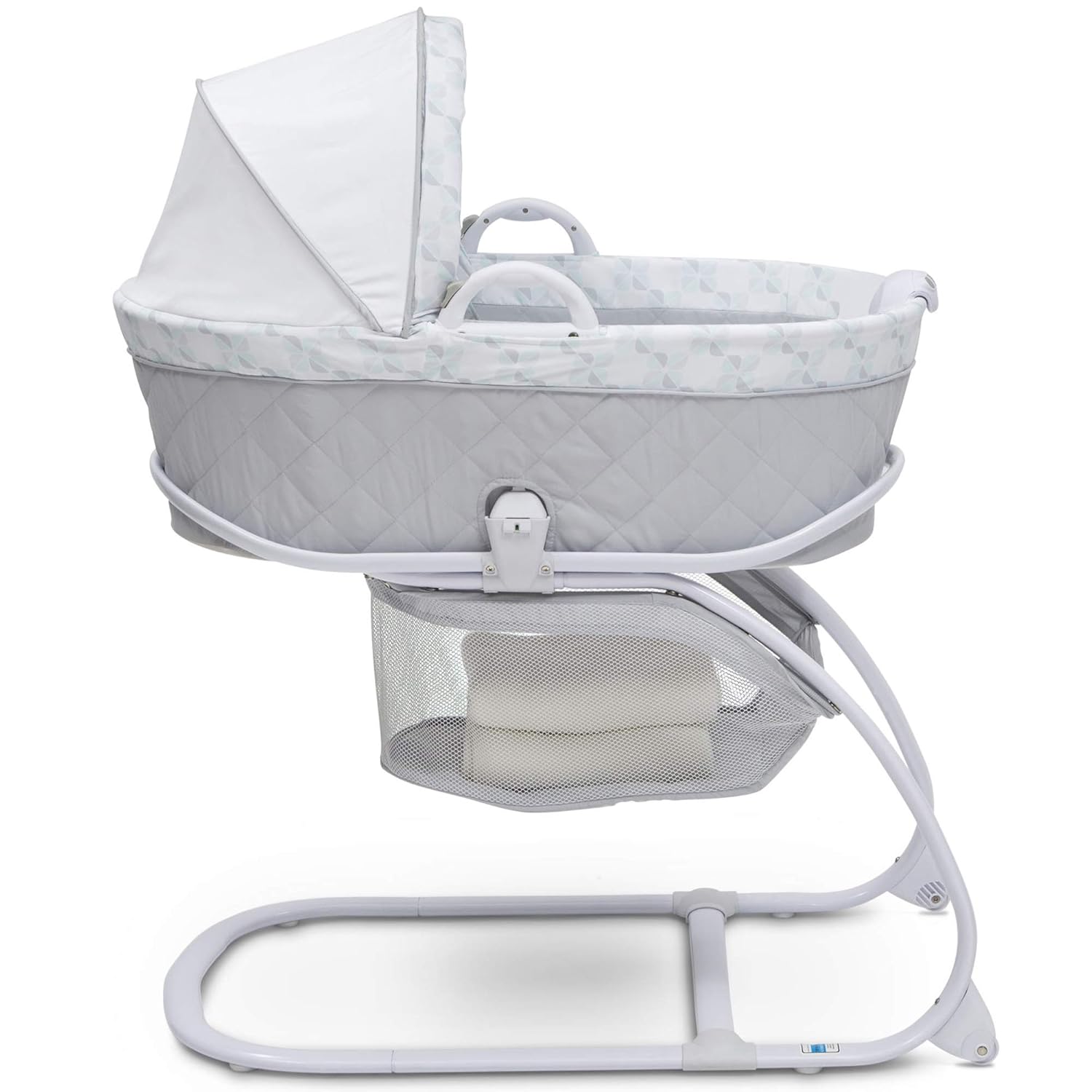 all white bassinet