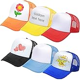 Ultrafun 6 Pack Kids Trucker Hat Sublimation Blank Plain Hats Mesh Adjustable Outdoor Sports Baseball Caps for Boys Girls