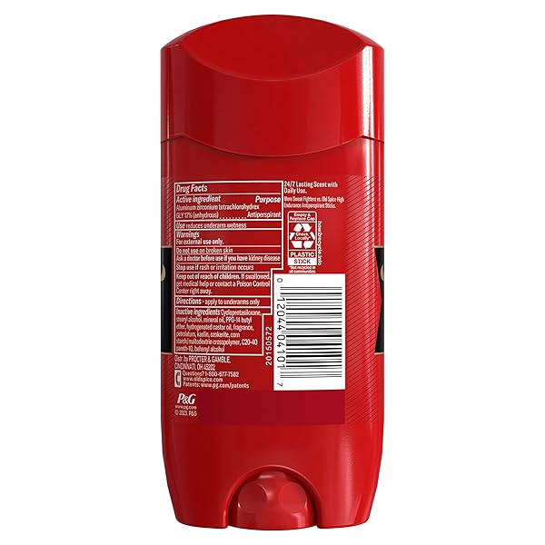 OLD SPICE RED ZONE COLLECTION INVISIBLE SOLID MEN’S ANTI-PERSPIRANT AND DEODORANT, SWAGGER SCENT – 3.4 OZ