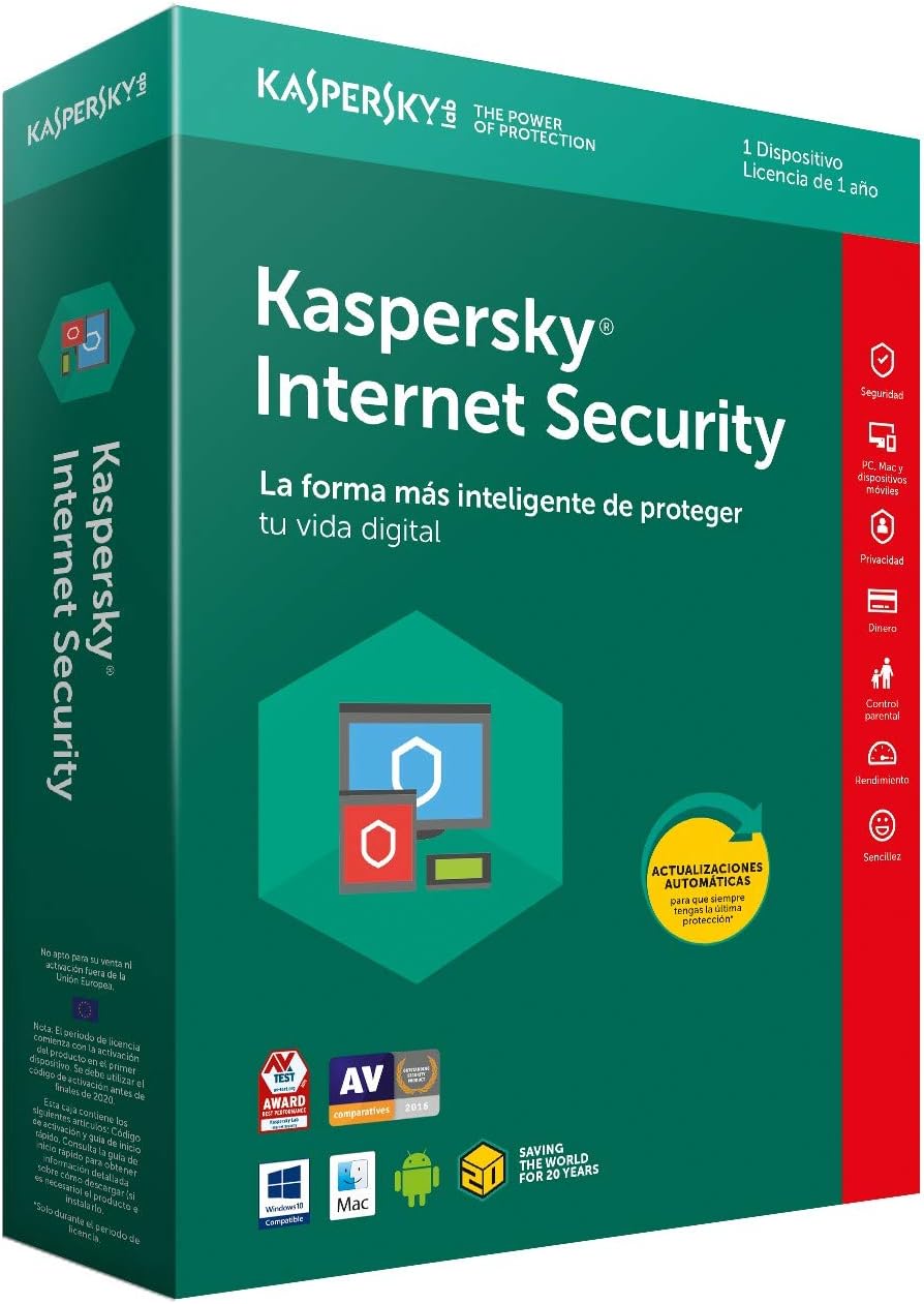 ANTIVIRUS KASPERSKY INTERNET SECURITY 2018