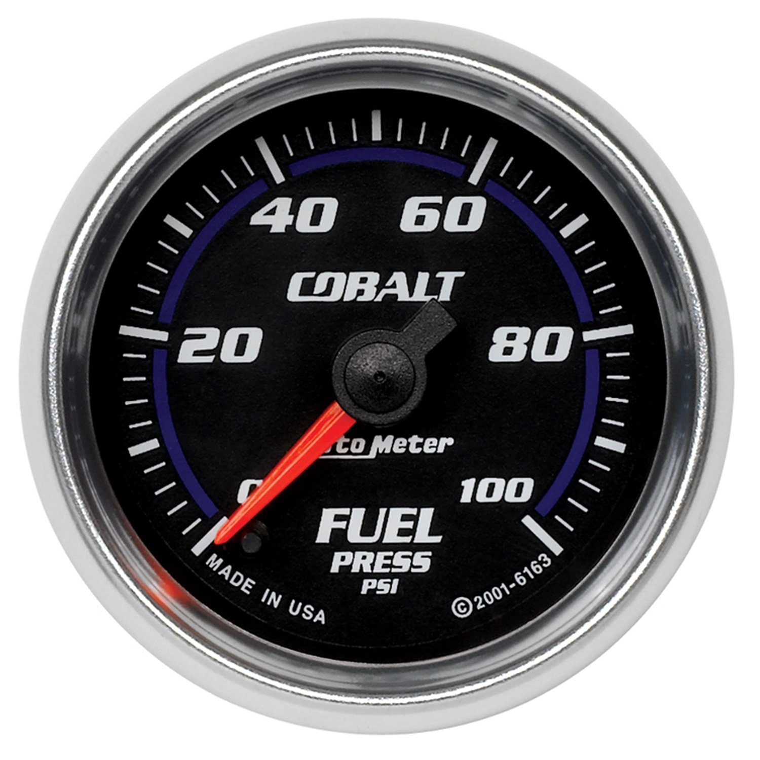 Auto Meter Cobalt Full Sweep Electric Fuel Pressure Gauge 030 PSI 6161