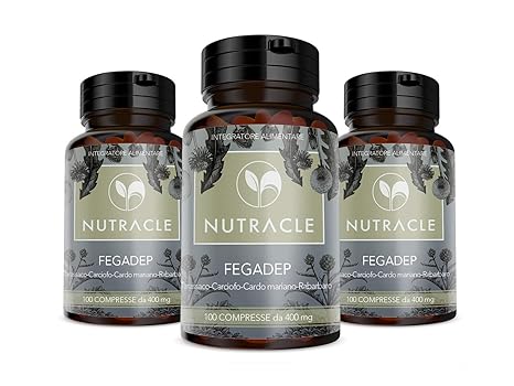 Nutracle Fegadep 300 Compresse 400 Mg Per Purificare E Disintossicare Il Fegato Azione Diuretica Ed Epatoprotettiva A Base Di Tarassaco