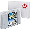 25-Pcs Premium Quality Transparent Plastic Protector Storage Cases Compatible For N64 CARTRIDGE By EVORETRO – Extra Sturdy Cl