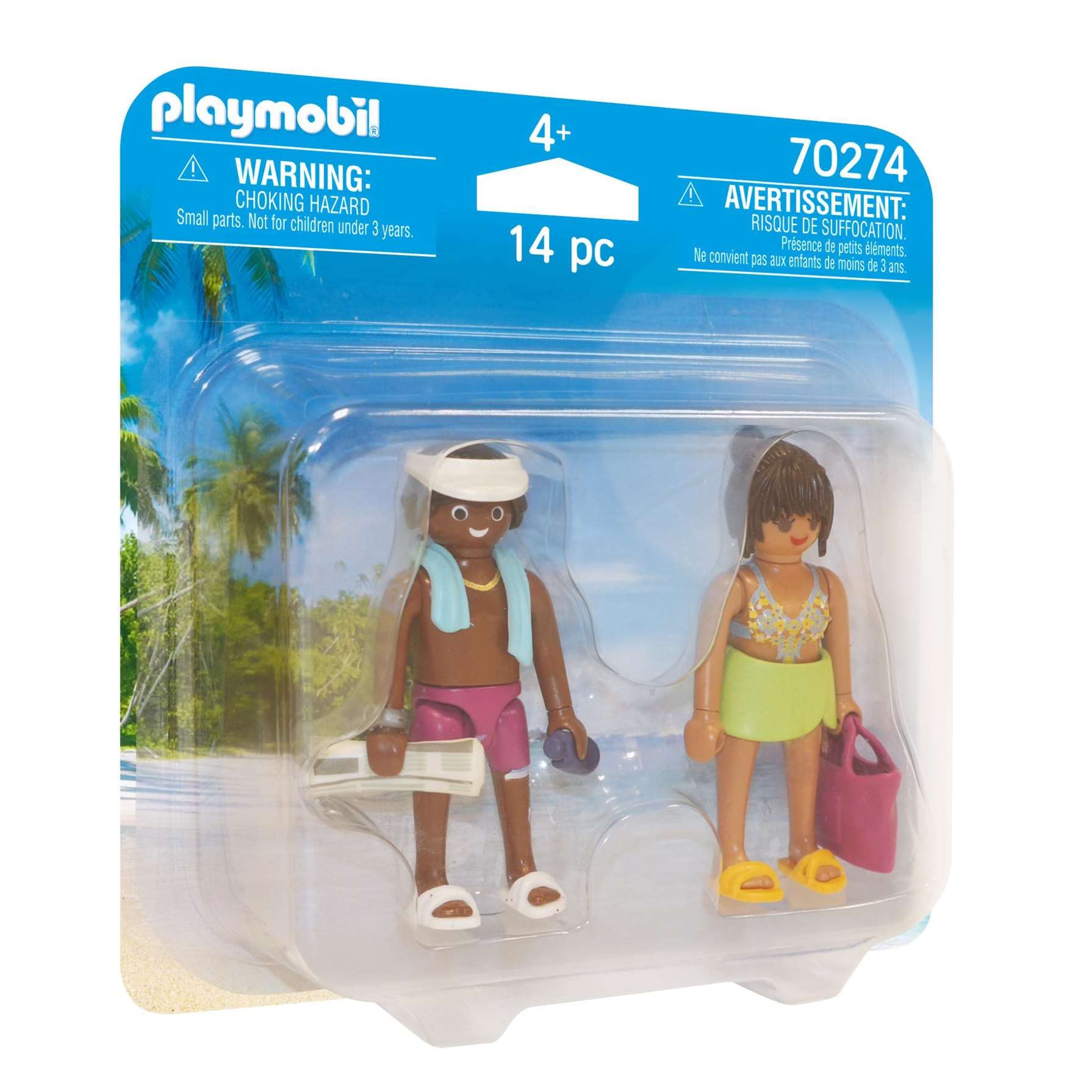 Playmobil 70274 Vacation Couple Duo Pack, Fun Imaginative Role-Play, PlaySets Suitable for Children Ages 4+