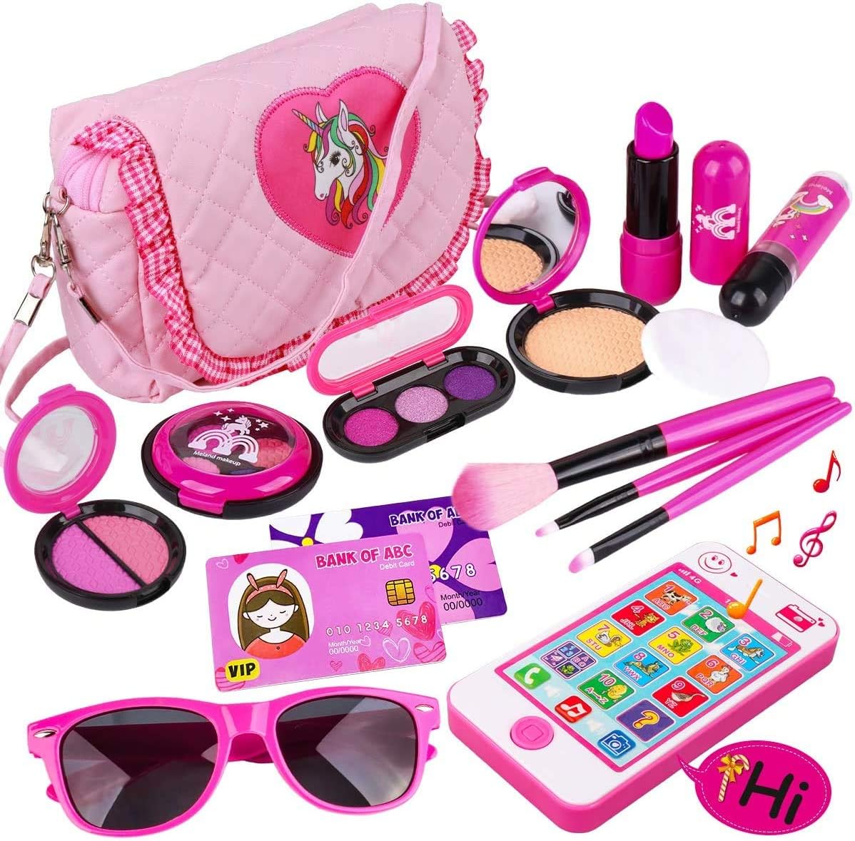 plastic pretend makeup set