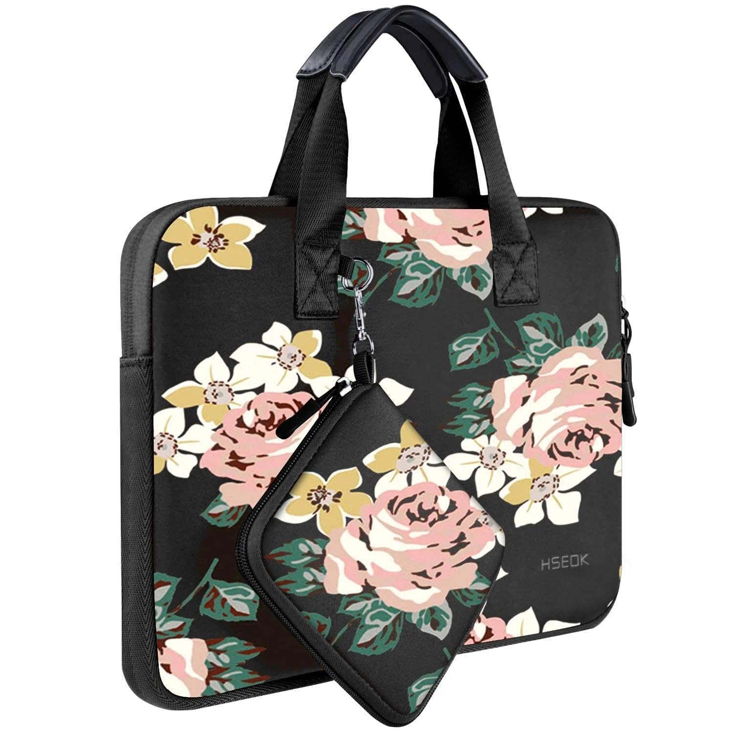 HSEOK 11.6 12.9 13 inch Elastic Laptop Sleeve with Small Case Compatible with 13 inch MacBook Neo Air Pro M5/M4/M3/M2/M1, iPad 13 12.9, XPS 13 and Most 11.6 12.9 13 inch Notebooks Tablets,B02R01 — image 1