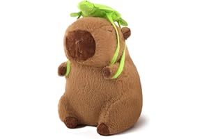 SHINUOER Cute Capybara Plush,Capybara Stuffed Animal,Capibaras Peluches 9 Inch Kawaii Fluffy Soft Plush for Teens Birthday Gift