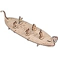 Miniatures Viking Longship Wood Laser Cut 1 Inch Square Grid Ship Battle Map for D&D, Dungeons and Dragons, Pathfinder or Other Tabletop RPG