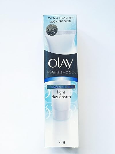 Olay Even & Smooth Light Day Cream 20g Face Moisturizer for Brighter Skin