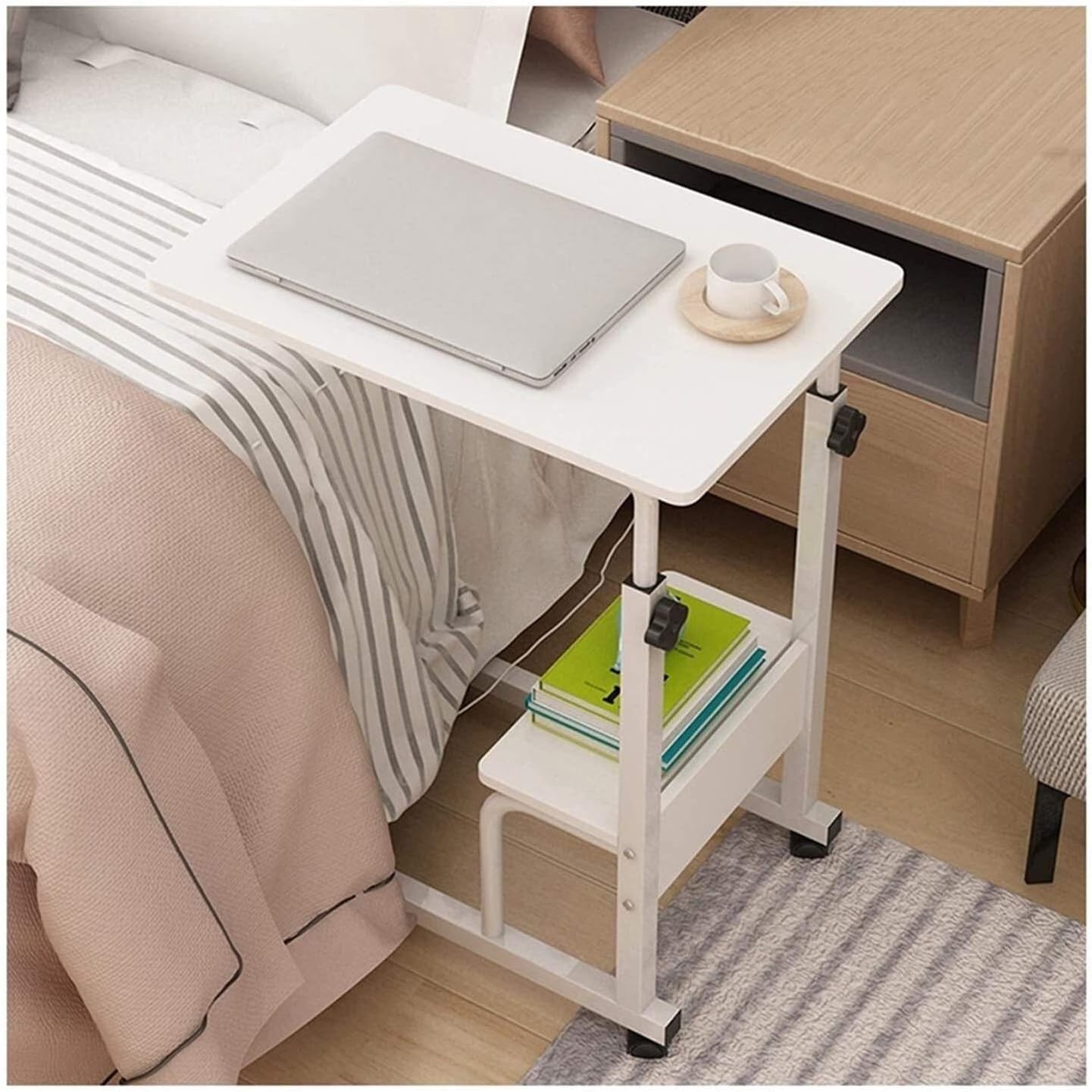YYDD Bed Tables for Eating and Laptops Lazy Bedside Table